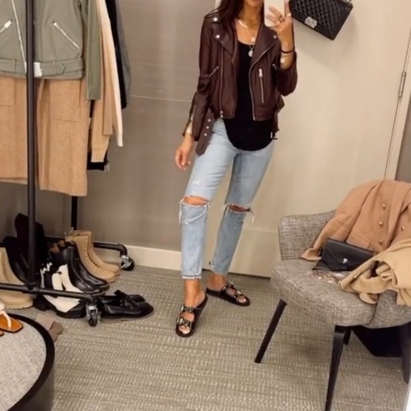 One day sale All Saints Balfren biker leather jacket - Picture 4 of 14